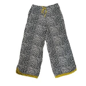 Victorias Secret VS Animal Print with Yellow Satin Tie Sz M